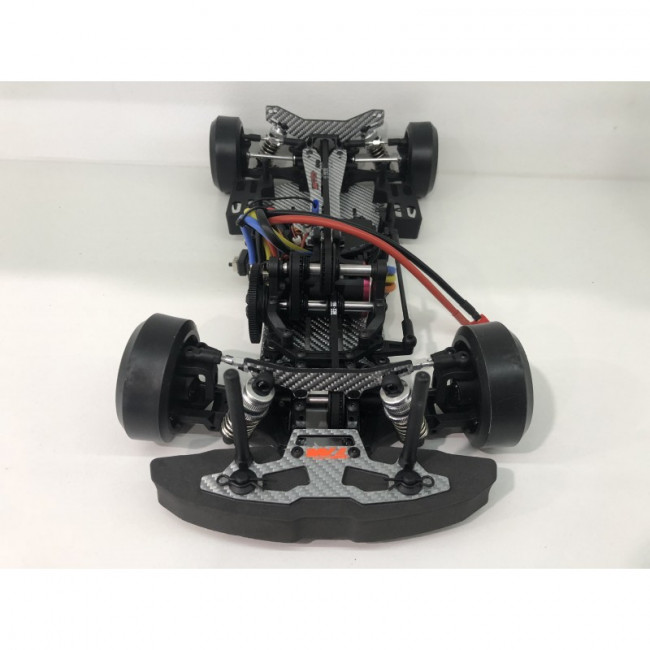 COCHE DRIFT E4D MF BRUSHLESS GRAFITO SILVER 4X4 NEGRO (LISTO PARA CORRER)