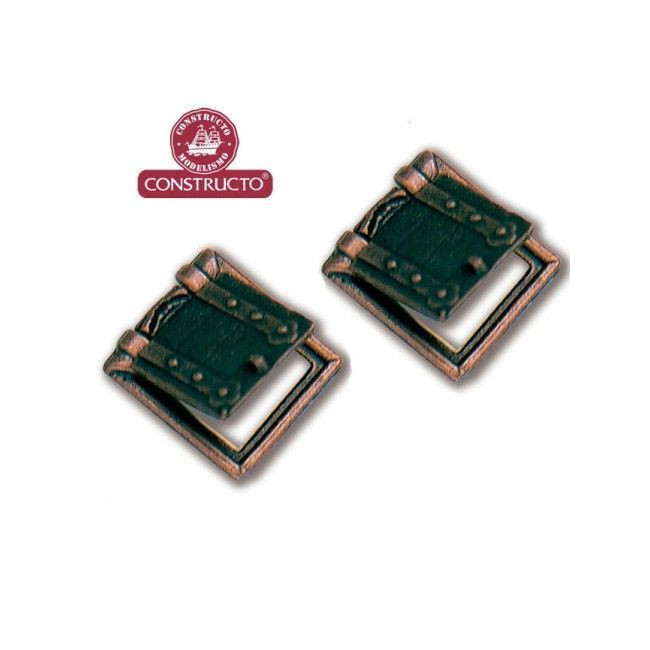 TRONERAS DE CAÑON FUNDICION 12 X 12 MM