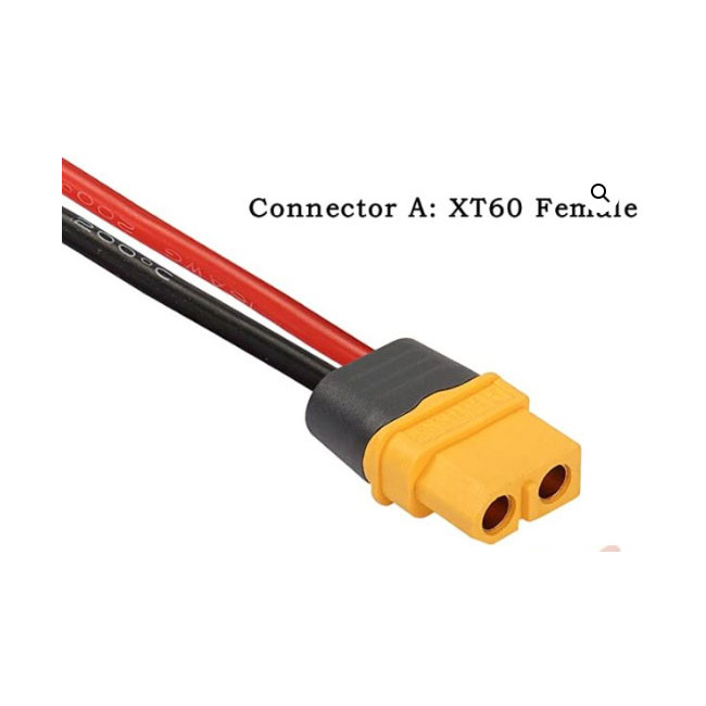 ADAPTADOR XT30 MACHO A XT60 HEMBRA