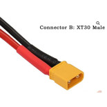 ADAPTADOR XT30 MACHO A XT60 HEMBRA