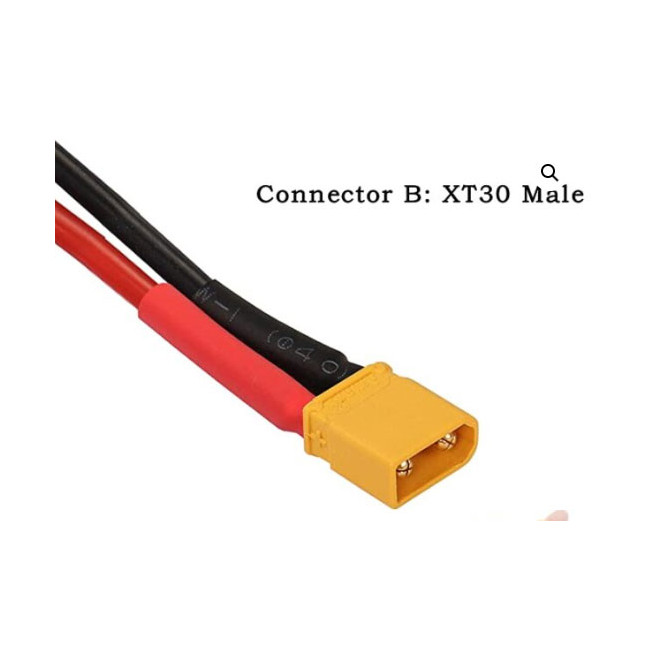 ADAPTADOR XT30 MACHO A XT60 HEMBRA