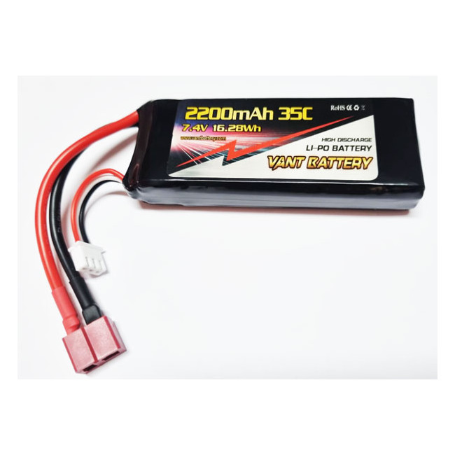 BATERÍA EXTRA POWER COCHES WLTOYS 1/12 (12428 - 12429 - 144001 - 124019 - 124018 - 124017 - 124016) 7.4V 2200MHA 35C