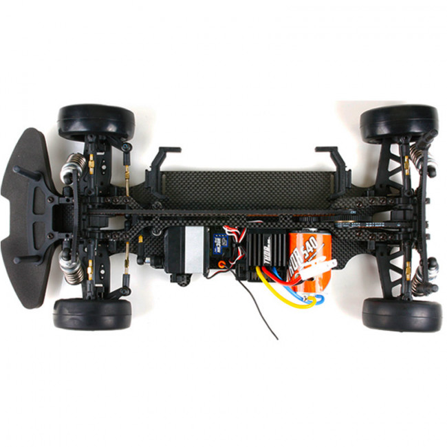 E4JR II 1/10 EP TOURING  4x4 RTR CON ESCOBILLAS+ LIPO GRAFITO NEGRO BLANCO (LISTO PARA CORRER)