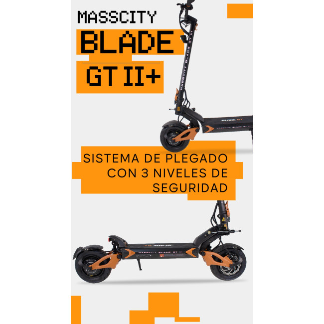 MASSCITY BLADE GT II+ (1000/2400W 52V 20.8Ah) Certificado DGT