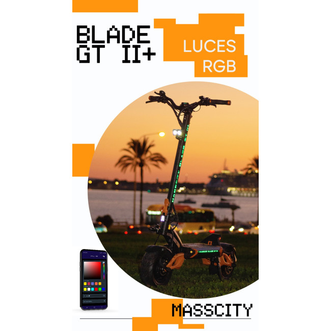 MASSCITY BLADE GT II+ (1000/2400W 52V 20.8Ah) Certificado DGT