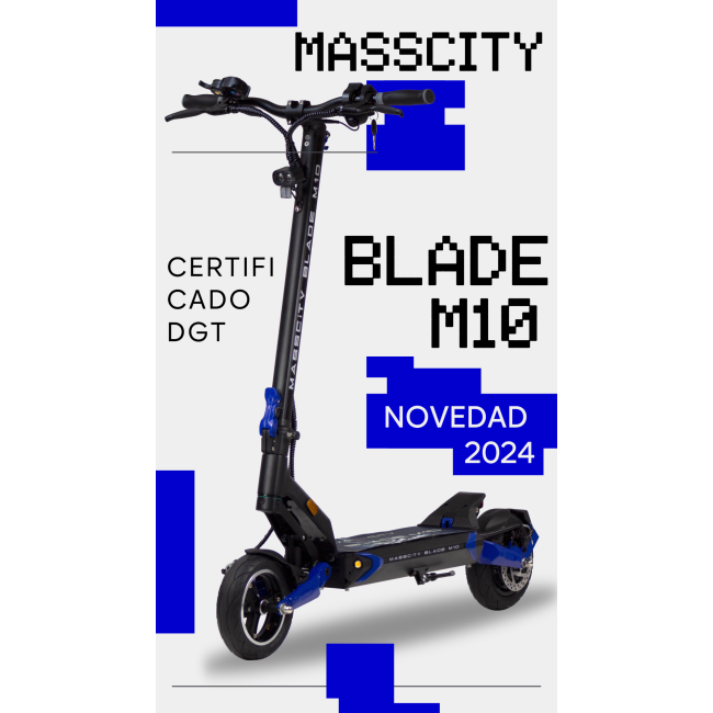 MASSCITY BLADE M10 (500/1200W 48V 10.4Ah) Certificado DGT