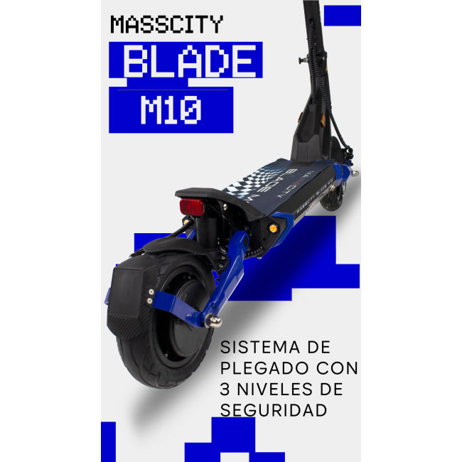 MASSCITY BLADE M10 (500/1200W 48V 10.4Ah) Certificado DGT
