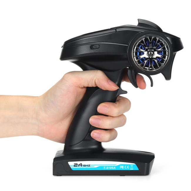 EMISORA 3 CANALES T-8196A CON RECEPTOR EN 2.4GHZ