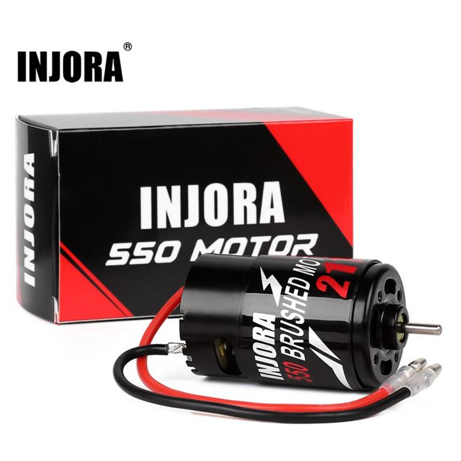 MOTOR CON ESCOBILLAS 550 21T EJE 3.17MM 7.4V / 11.1V