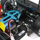 Coche Xeme HSP Touring 4WD 2.4GHZ + LIPO 7.4V VERDE-BLANCO