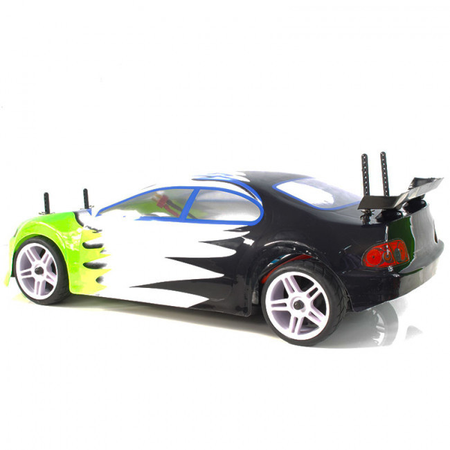 Coche Xeme HSP Touring 4WD 2.4GHZ + LIPO 7.4V VERDE-BLANCO