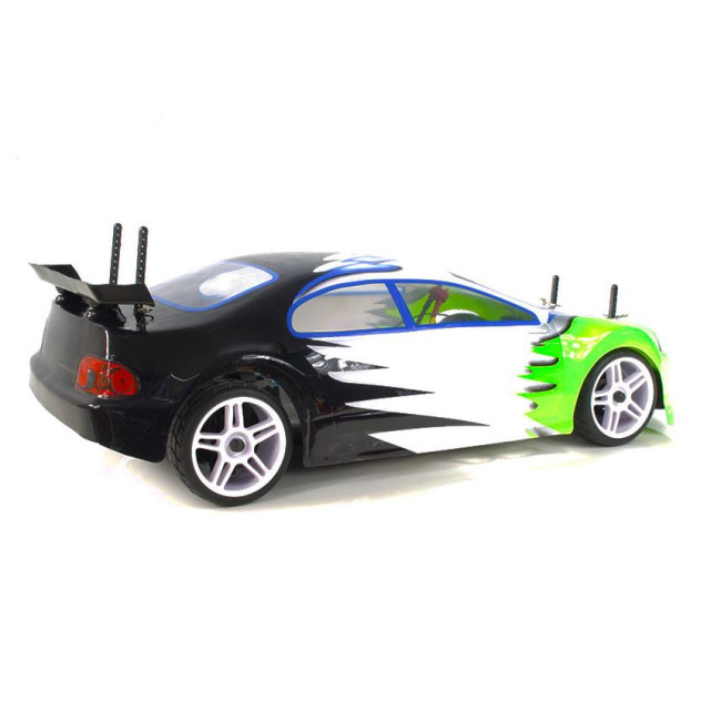 Coche Xeme HSP Touring 4WD 2.4GHZ + LIPO 7.4V VERDE-BLANCO