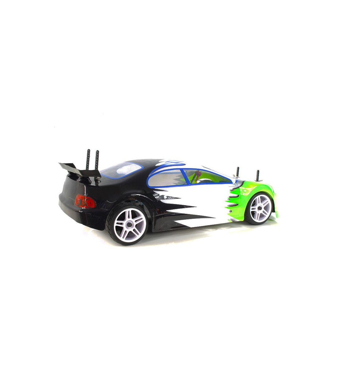 Coche Xeme HSP Touring 4WD 2.4GHZ + LIPO 7.4V VERDE-BLANCO