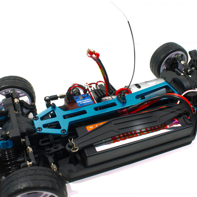 Coche Xeme HSP Touring 4WD 2.4GHZ + LIPO 7.4V GRIS-NARANJA