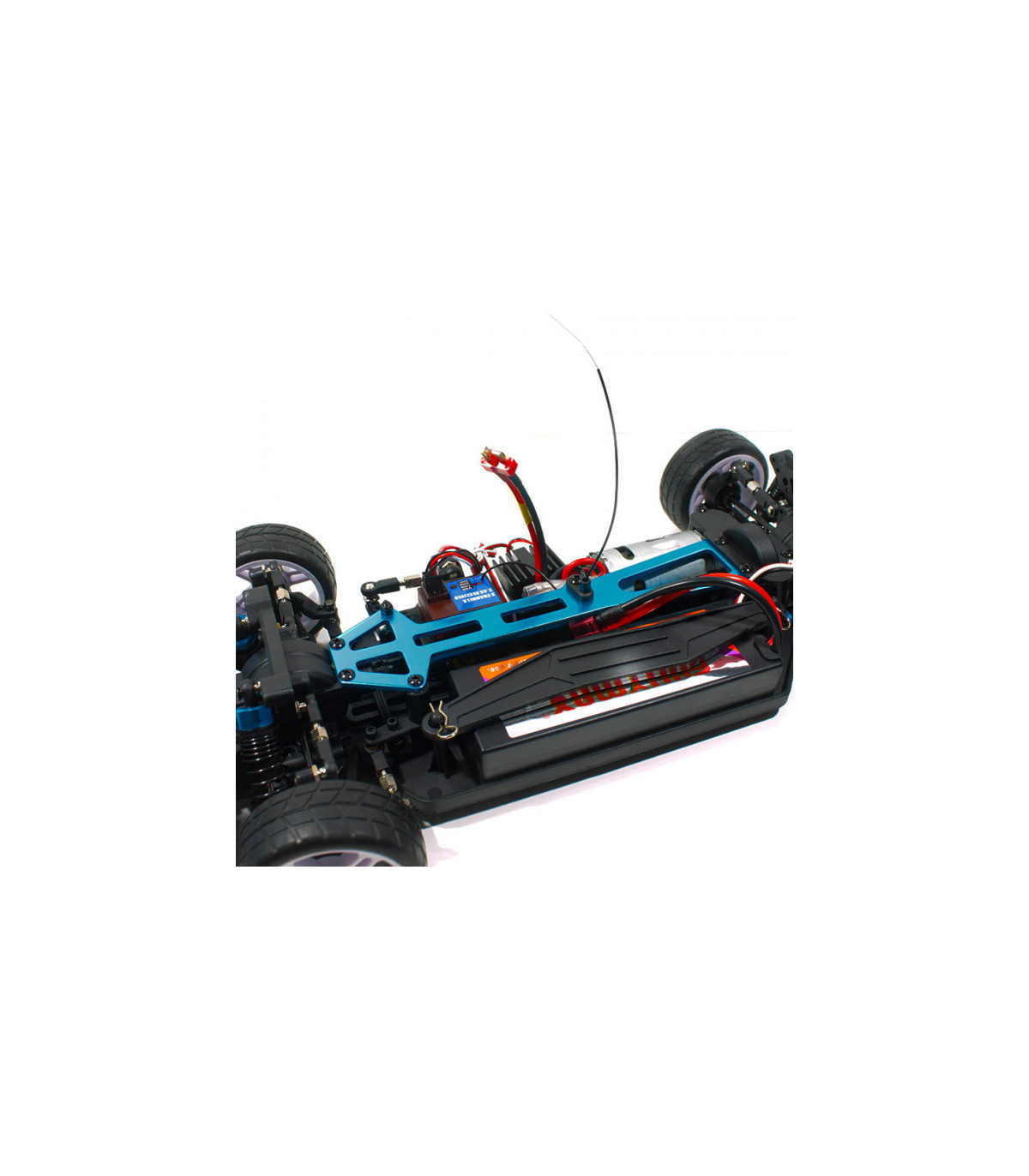 Coche Xeme HSP Touring 4WD 2.4GHZ + LIPO 7.4V GRIS-NARANJA