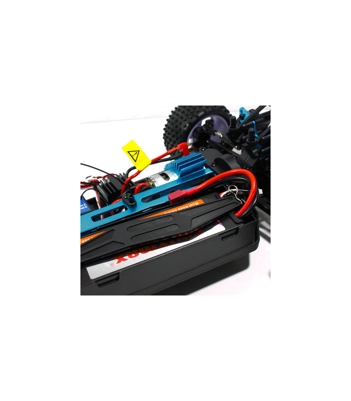 XSTR BUGGY 1/10 2.4GHZ+BAT LIPO 7.4V +CARGADOR (ROJO-PLATA)
