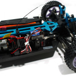 XSTR BUGGY 1/10 2.4GHZ+BATERÍA 7.4V LIPO + CARGADOR (BLANCO-NEGRO)