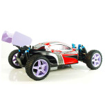 XSTR BUGGY 1/10 2.4GHZ+BAT LIPO 7.4V +CARGADOR (ROJO-PLATA)