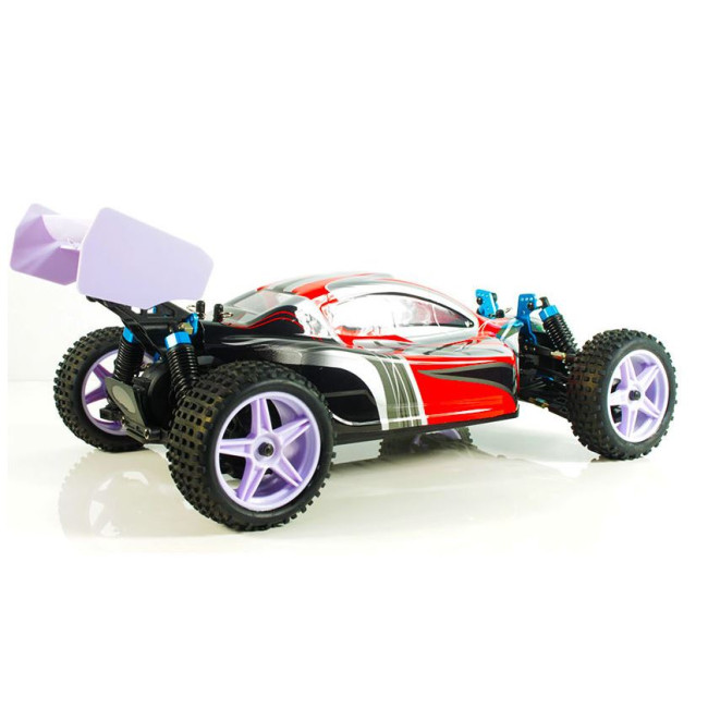 XSTR BUGGY 1/10 2.4GHZ+BAT LIPO 7.4V +CARGADOR (ROJO-PLATA)