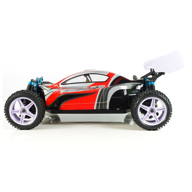 XSTR BUGGY 1/10 2.4GHZ+BAT LIPO 7.4V +CARGADOR (ROJO-PLATA)