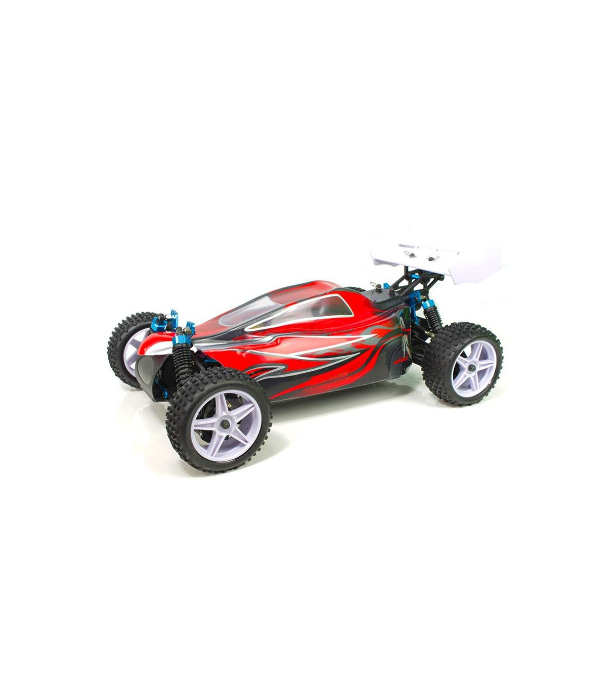 XSTR BUGGY 1/10 2.4GHZ+BATERÍA 7.4V LIPO +CARGADOR (NEGRO-ROJO)