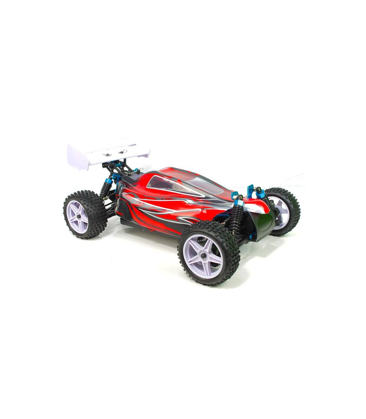 XSTR BUGGY 1/10 2.4GHZ+BATERÍA 7.4V LIPO +CARGADOR (NEGRO-ROJO)