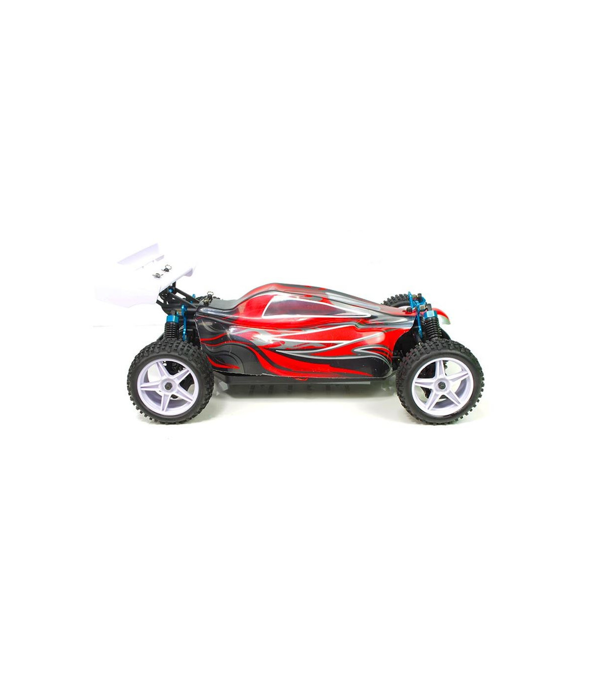 XSTR BUGGY 1/10 2.4GHZ+BATERÍA 7.4V LIPO +CARGADOR (NEGRO-ROJO)