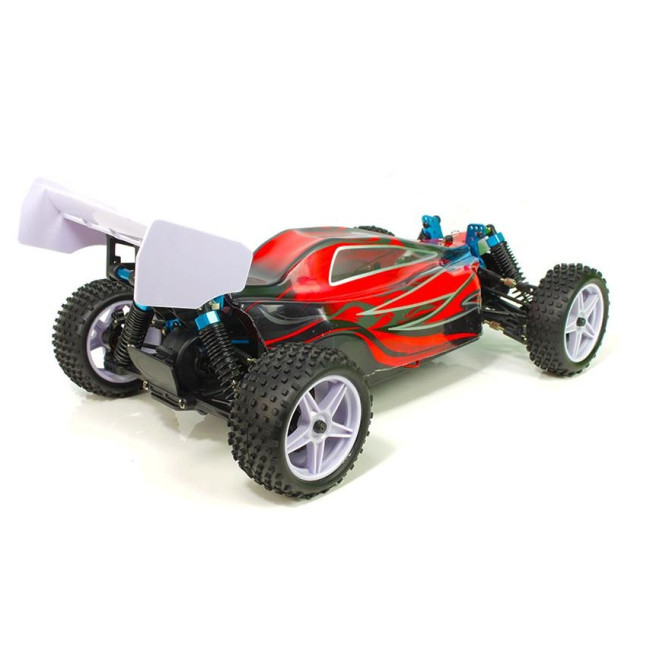 XSTR BUGGY 1/10 2.4GHZ+BATERÍA 7.4V LIPO +CARGADOR (NEGRO-ROJO)