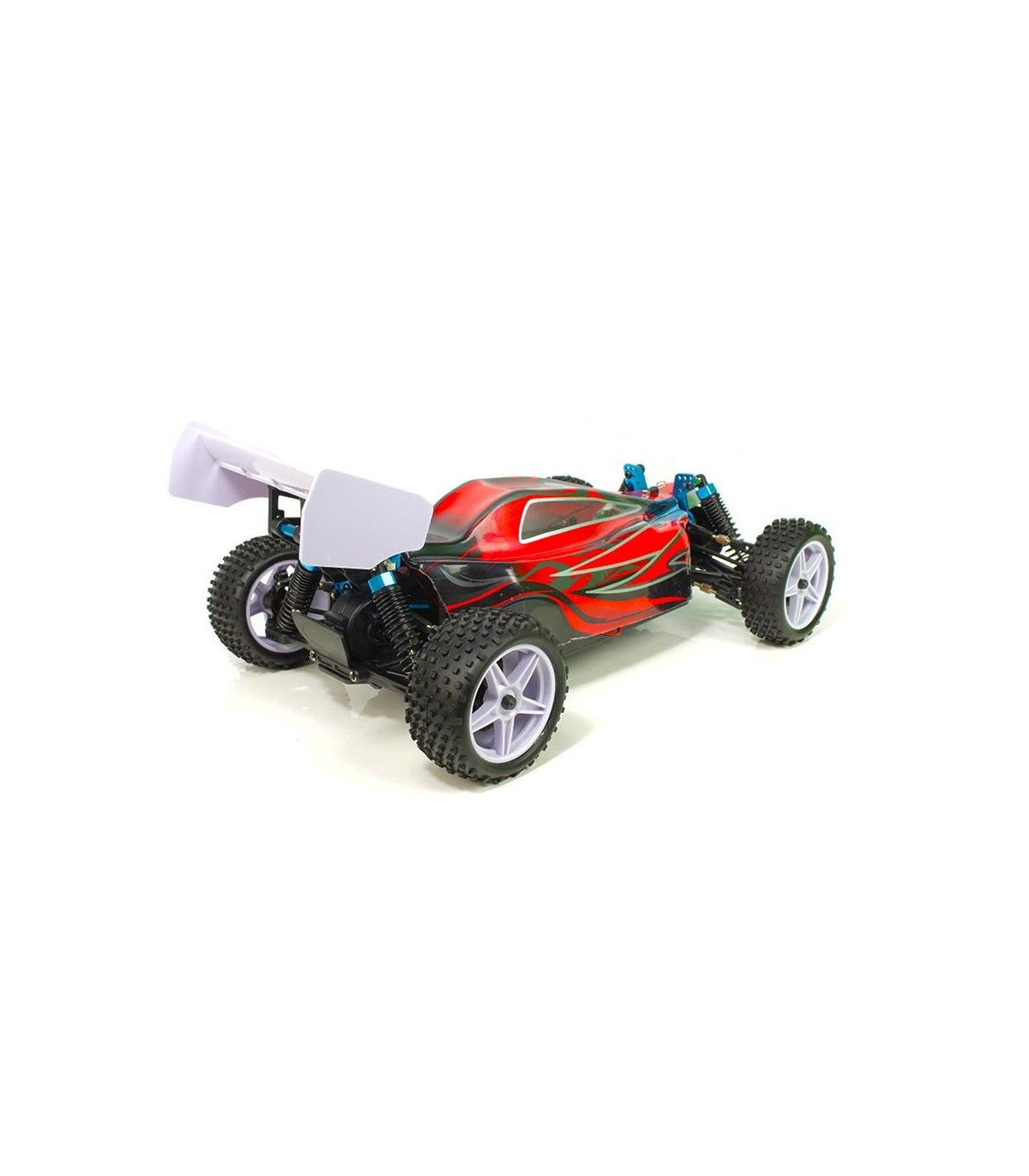 XSTR BUGGY 1/10 2.4GHZ+BATERÍA 7.4V LIPO +CARGADOR (NEGRO-ROJO)