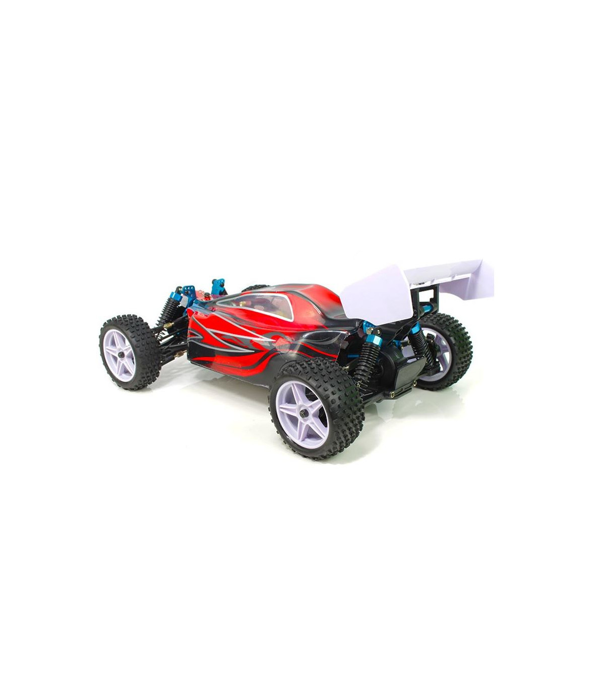 XSTR BUGGY 1/10 2.4GHZ+BATERÍA 7.4V LIPO +CARGADOR (NEGRO-ROJO)