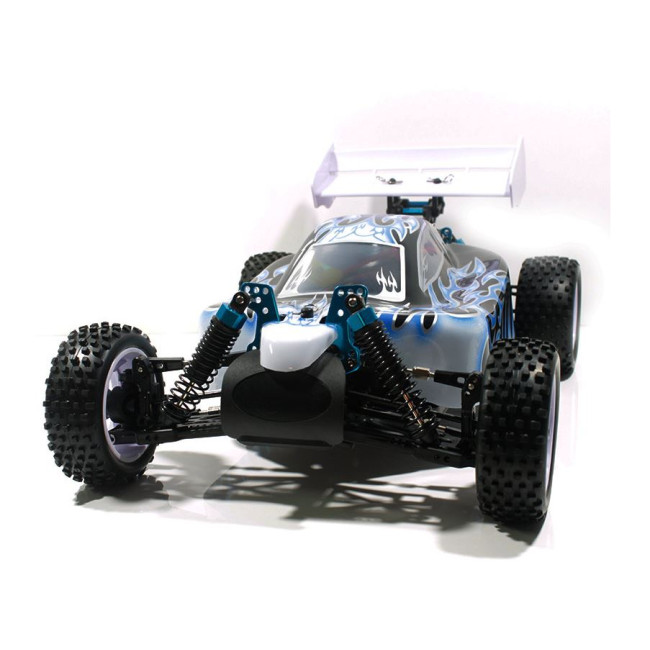 XSTR BUGGY 1/10 2.4GHZ+BATERÍA 7.4V LIPO + CARGADOR (BLANCO-NEGRO)