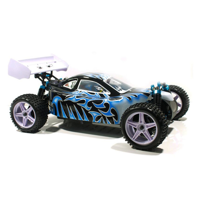 XSTR BUGGY 1/10 2.4GHZ+BATERÍA 7.4V LIPO + CARGADOR (BLANCO-NEGRO)