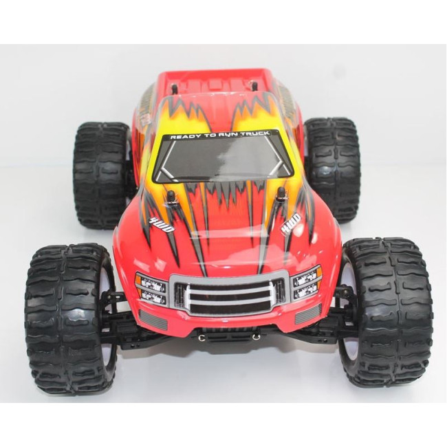 Brontosaurus Coche RC HSP Truck + BATERÍA LIPO 7.4V + CARGADOR ROJO-AMARILLO