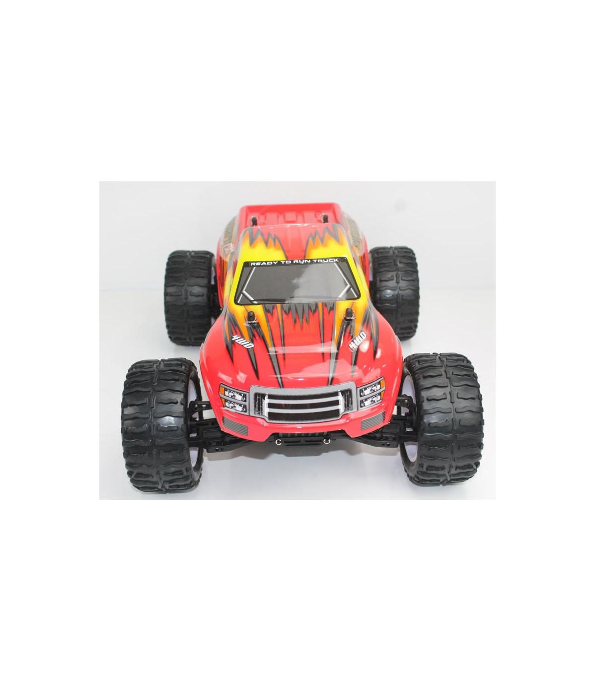 Brontosaurus Coche RC HSP Truck + BATERÍA LIPO 7.4V + CARGADOR ROJO-AMARILLO