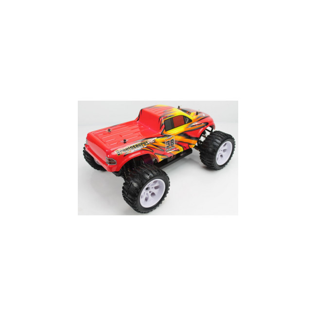 Brontosaurus Coche RC HSP Truck + BATERÍA LIPO 7.4V + CARGADOR ROJO-AMARILLO
