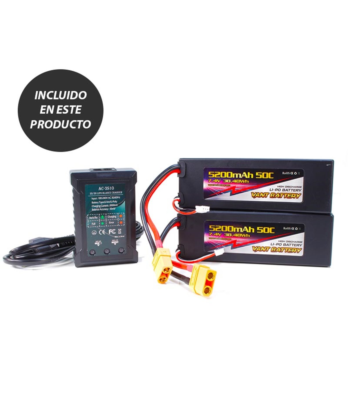 B8ER BUGGY BRUSHLESS 1/8 SEMI COMPETICIÓN NEGRO (LISTO PARA CORRER)