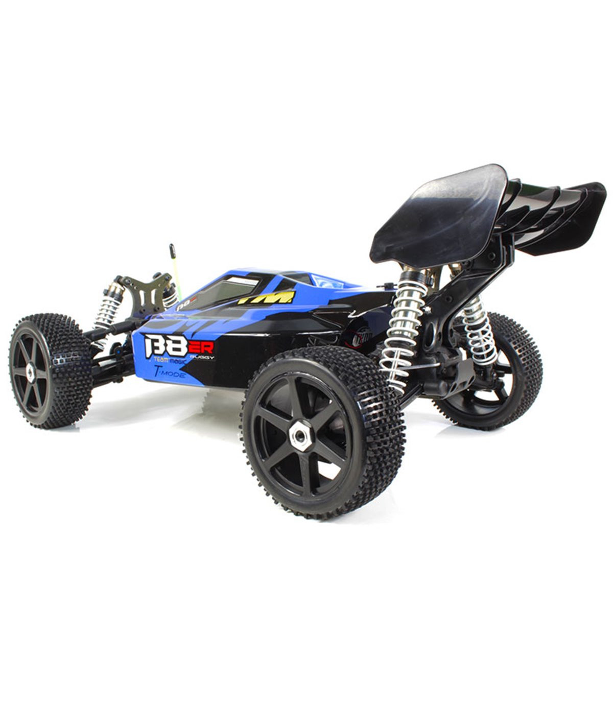 B8ER BUGGY BRUSHLESS 1/8 SEMI COMPETICIÓN AZUL-NEGRO (LISTO PARA CORRER)