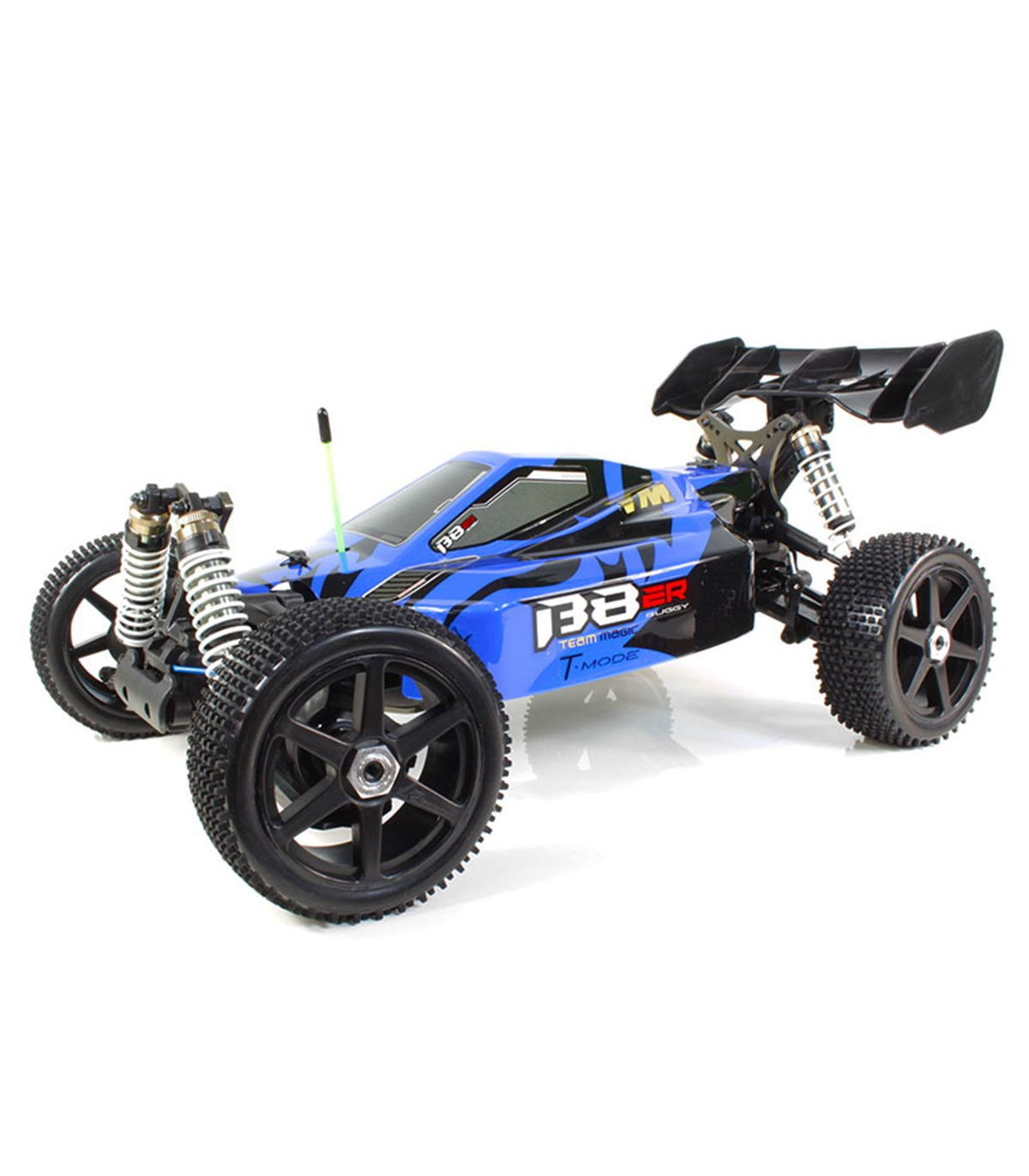 B8ER BUGGY BRUSHLESS 1/8 SEMI COMPETICIÓN AZUL-NEGRO (LISTO PARA CORRER)