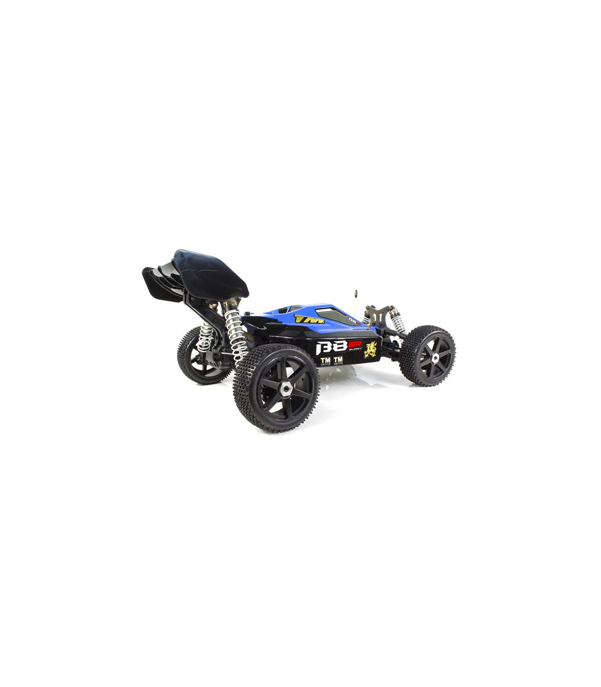 B8ER BUGGY BRUSHLESS 1/8 SEMI COMPETICIÓN AZUL-NEGRO (LISTO PARA CORRER)