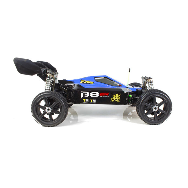 B8ER BUGGY BRUSHLESS 1/8 SEMI COMPETICIÓN AZUL-NEGRO (LISTO PARA CORRER)
