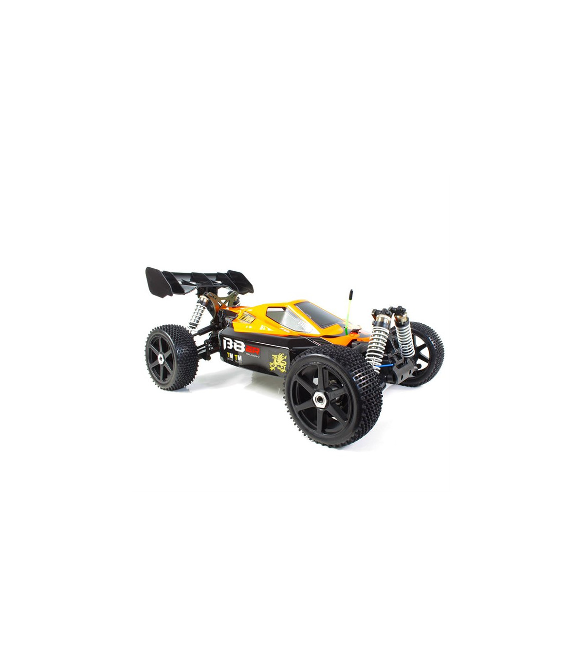 B8ER BUGGY BRUSHLESS 1/8 SEMI COMPETICIÓN NARANJA-NEGRO (LISTO PARA CORRER)