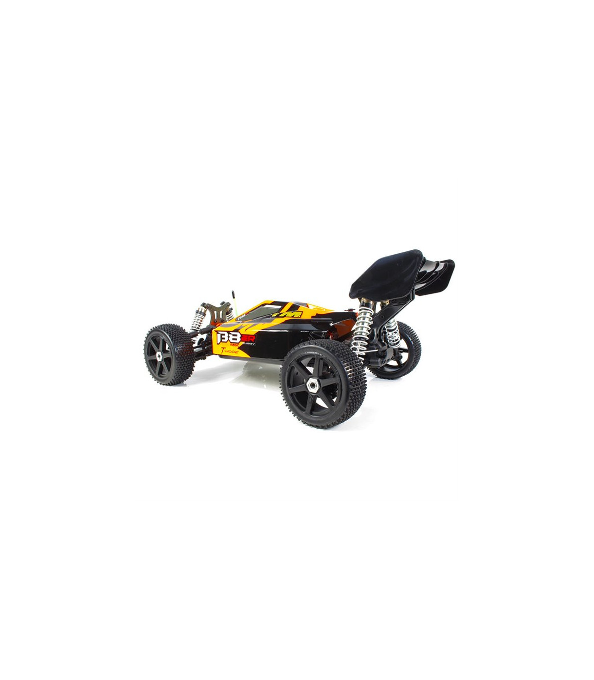 B8ER BUGGY BRUSHLESS 1/8 SEMI COMPETICIÓN NARANJA-NEGRO (LISTO PARA CORRER)