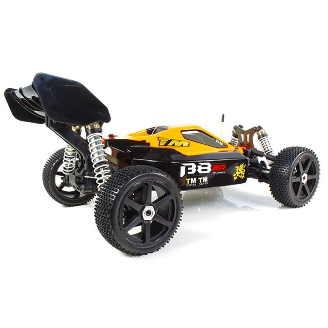 B8ER BUGGY BRUSHLESS 1/8 SEMI COMPETICIÓN NARANJA-NEGRO (LISTO PARA CORRER)