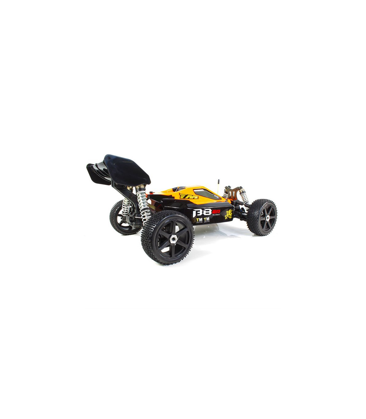 B8ER BUGGY BRUSHLESS 1/8 SEMI COMPETICIÓN NARANJA-NEGRO (LISTO PARA CORRER)