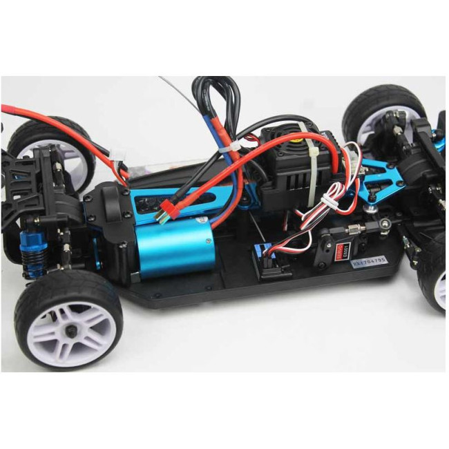COCHE RC XEME HSP BRUSHLESS+ BATERÍA 11.1LIPO+100A ESC PORSCHE ROJO LISTO PARA CORRER
