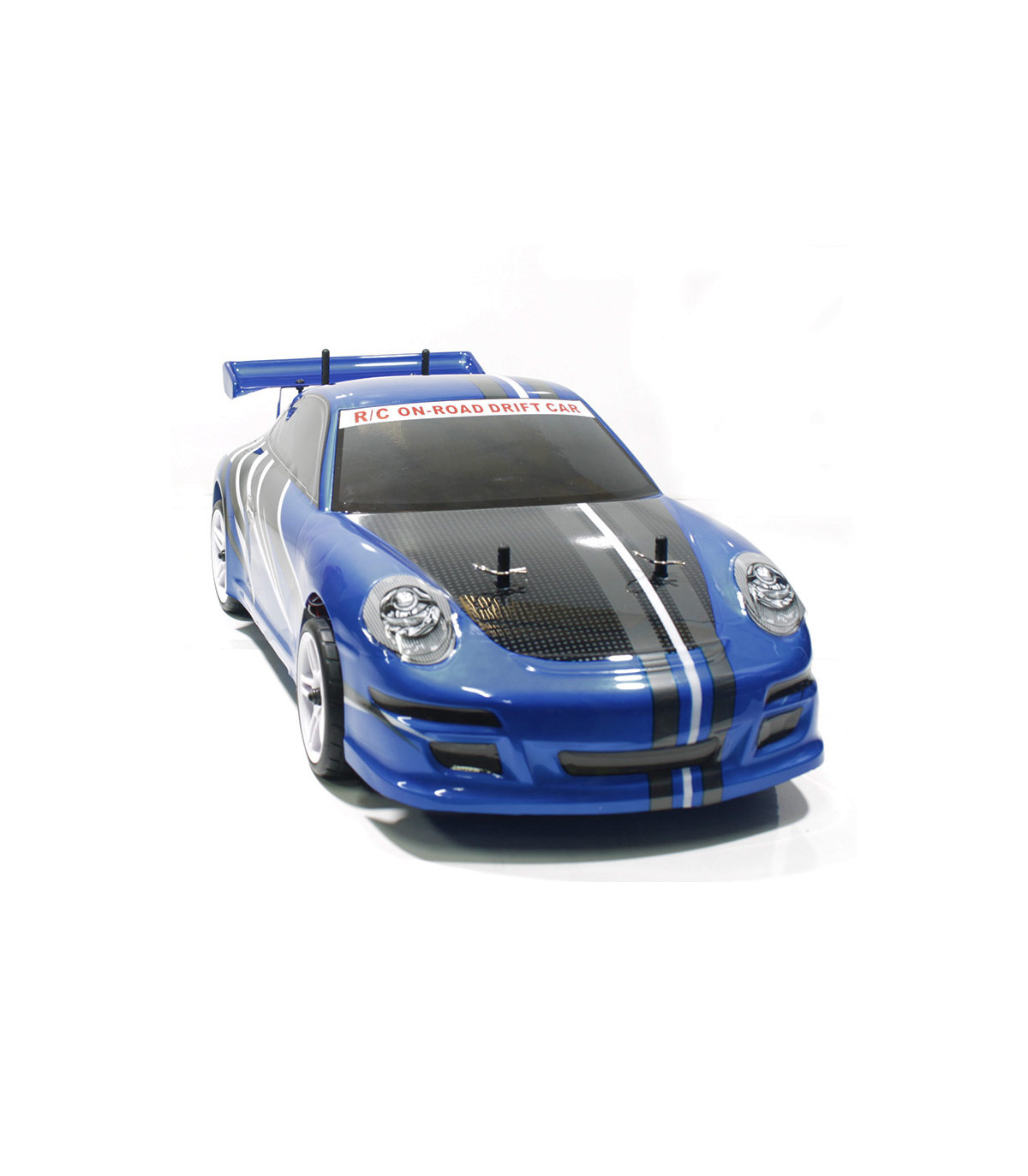 COCHE RC XEME HSP BRUSHLESS+ BATERÍA 11.1LIPO+100A ESC PORSCHE AZUL LISTO PARA CORRER