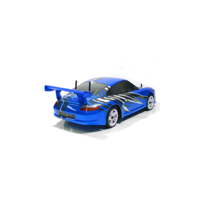 COCHE RC XEME HSP BRUSHLESS+ BATERÍA 11.1LIPO+100A ESC PORSCHE AZUL LISTO PARA CORRER