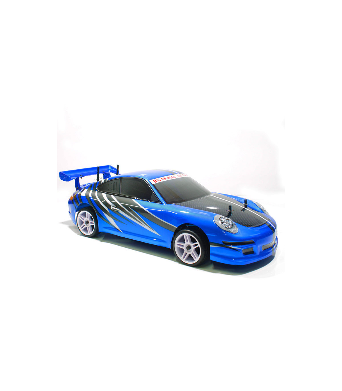 COCHE RC XEME HSP BRUSHLESS+ BATERÍA 11.1LIPO+100A ESC PORSCHE AZUL LISTO PARA CORRER