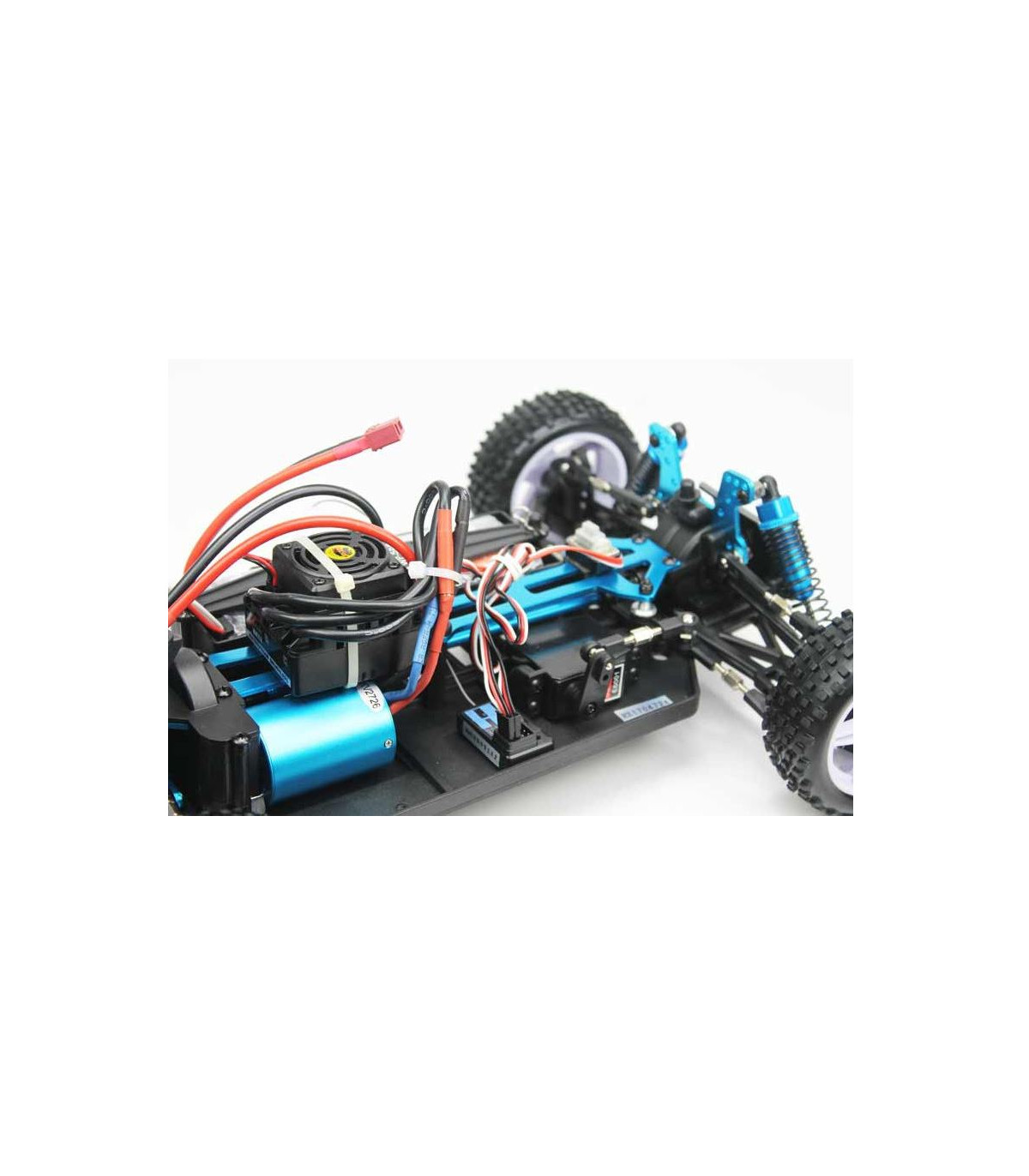 Coche RC XSTR Pro HSP 1/10 Brushless BATERÍA Lipo11.1V 2,4Ghz 4WD AMARILLO