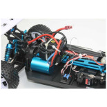 Coche RC XSTR Pro HSP 1/10 Brushless BATERÍA Lipo11.1V 2,4Ghz 4WD AZUL-PLATA